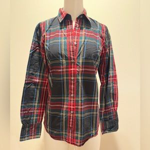 Stewart tartan button down perfect fit shirt / slim fit from Jcrew